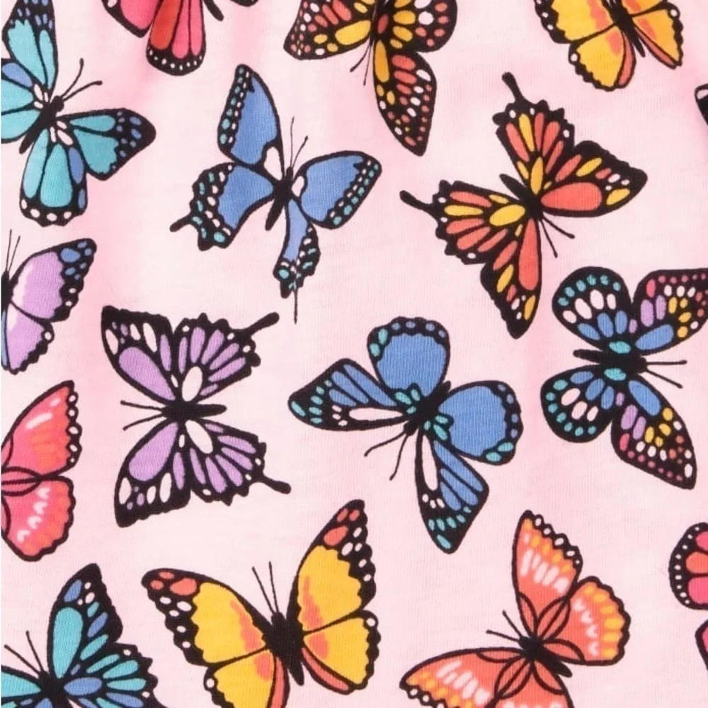 The Children’s Place Colorful Butterfly Print Dress size small 5/6 - Picture 5 of 7